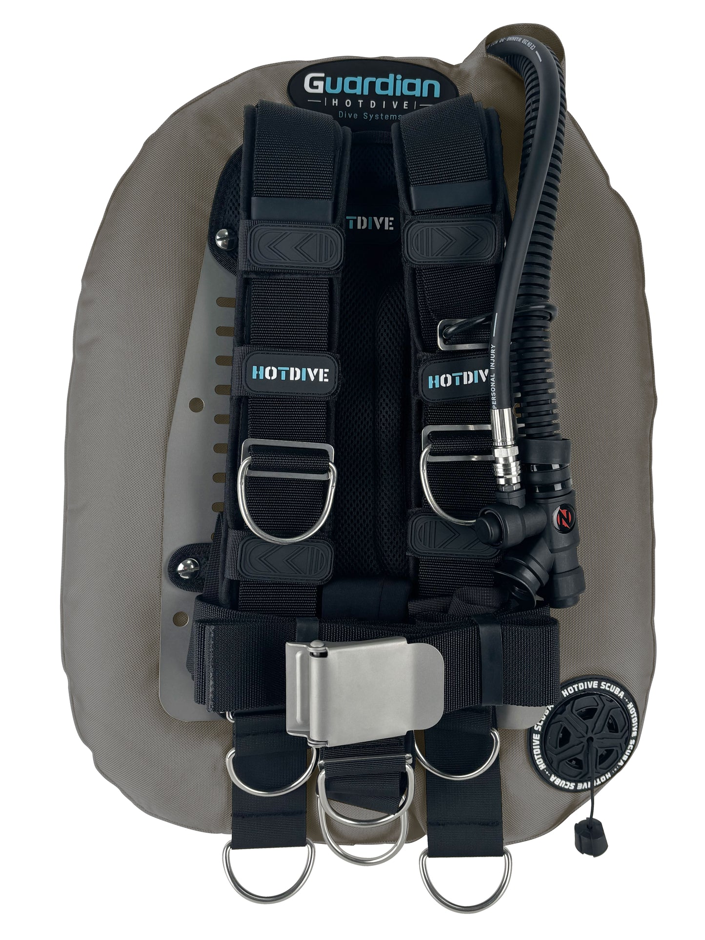 HOTDIVE TECH DIVING DONUT BCD WITH TITANIUM HARNESS 32LB - SINGLE TANK QUICK ADJUSTABLE DELUXE