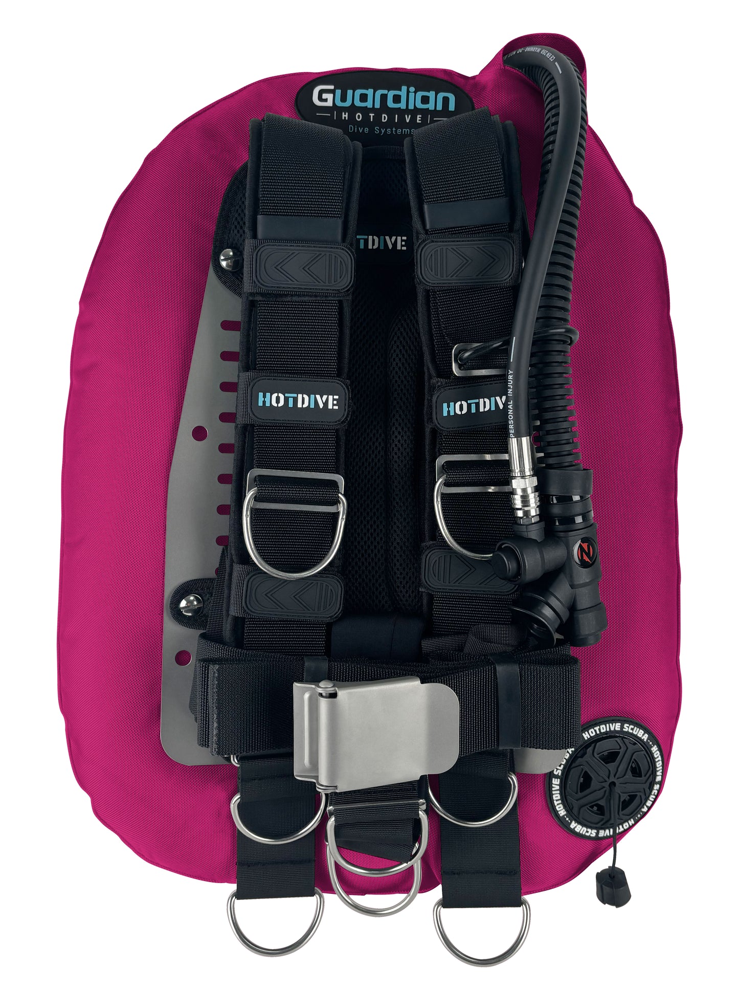 HOTDIVE TECH DIVING DONUT BCD WITH TITANIUM HARNESS 32LB - SINGLE TANK QUICK ADJUSTABLE DELUXE