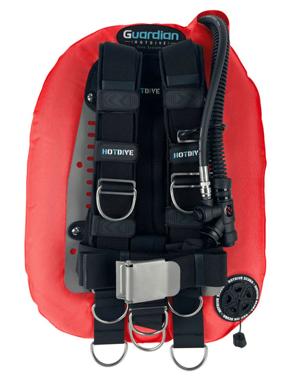 HOTDIVE TECH DIVING DONUT BCD WITH TITANIUM HARNESS 32LB - SINGLE TANK QUICK ADJUSTABLE DELUXE