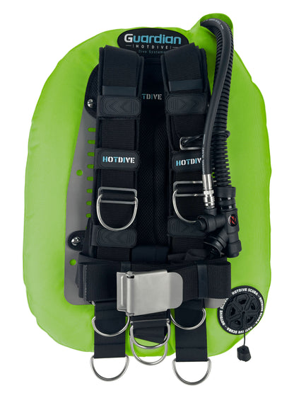 HOTDIVE TECH DIVING DONUT BCD WITH TITANIUM HARNESS 32LB - SINGLE TANK QUICK ADJUSTABLE DELUXE