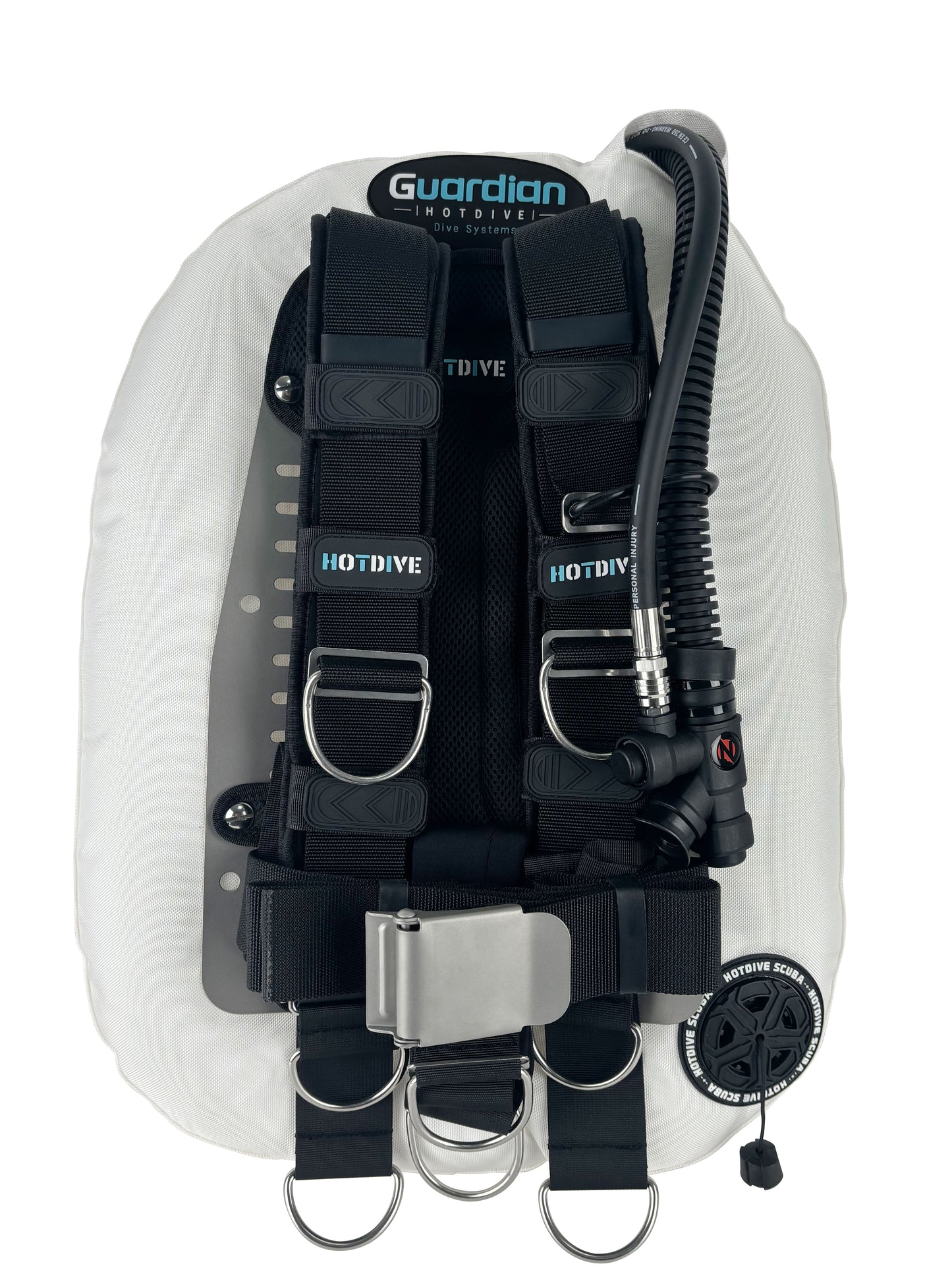 HOTDIVE TECH DIVING DONUT BCD WITH TITANIUM HARNESS 32LB - SINGLE TANK QUICK ADJUSTABLE DELUXE