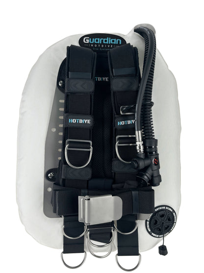 HOTDIVE TECH DIVING DONUT BCD WITH TITANIUM HARNESS 32LB - SINGLE TANK QUICK ADJUSTABLE DELUXE