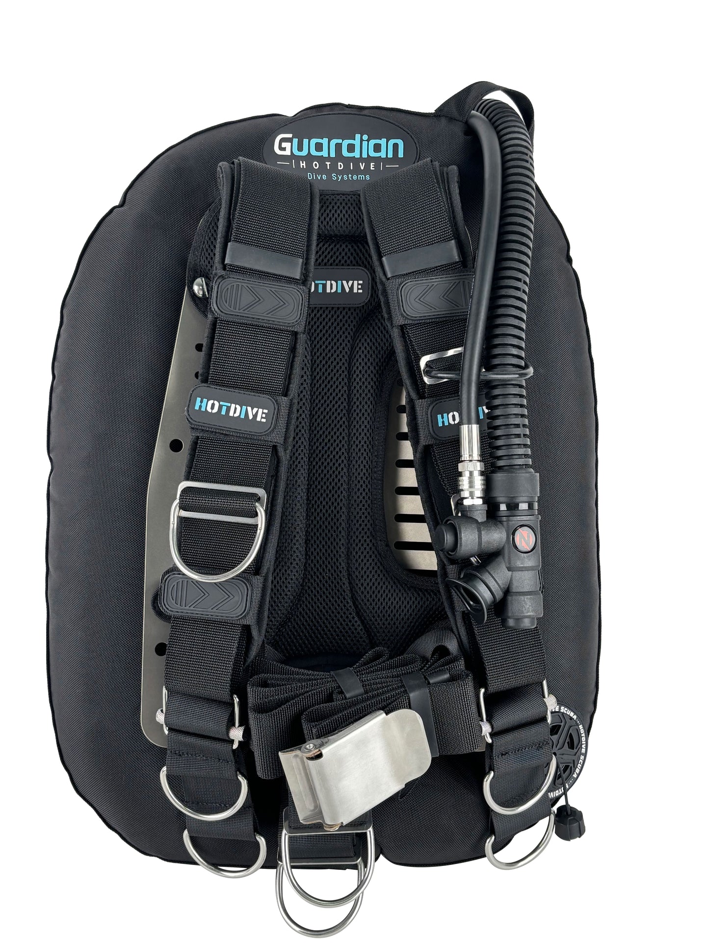 HOTDIVE TECH DIVING DONUT BCD WITH TITANIUM HARNESS 32LB - SINGLE TANK QUICK ADJUSTABLE DELUXE
