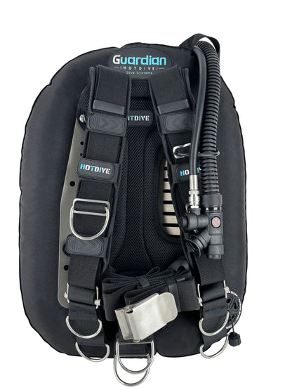 HOTDIVE TECH DIVING DONUT BCD WITH TITANIUM HARNESS 32LB - SINGLE TANK QUICK ADJUSTABLE DELUXE
