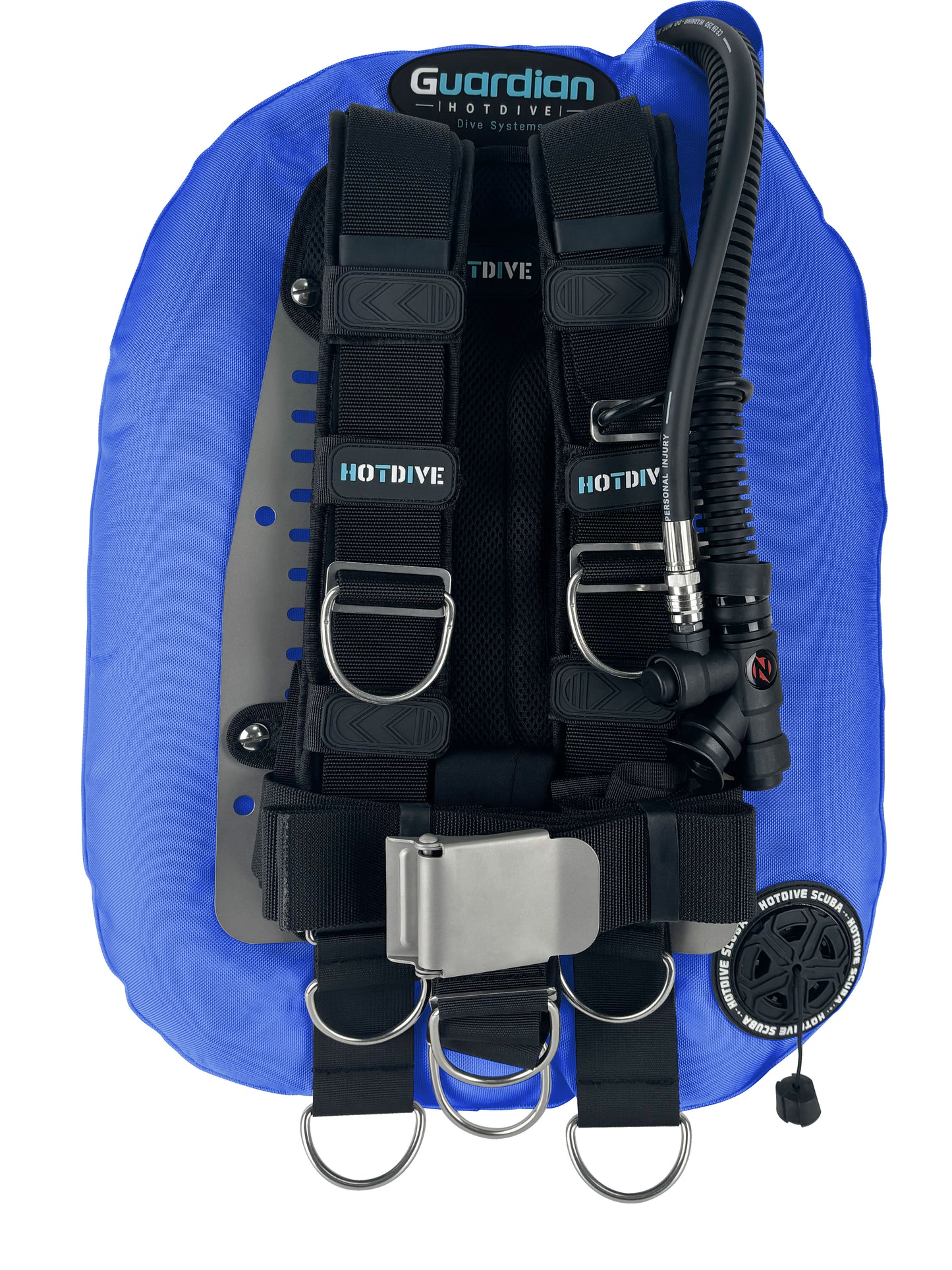 HOTDIVE TECH DIVING DONUT BCD WITH TITANIUM HARNESS 32LB - SINGLE TANK QUICK ADJUSTABLE DELUXE