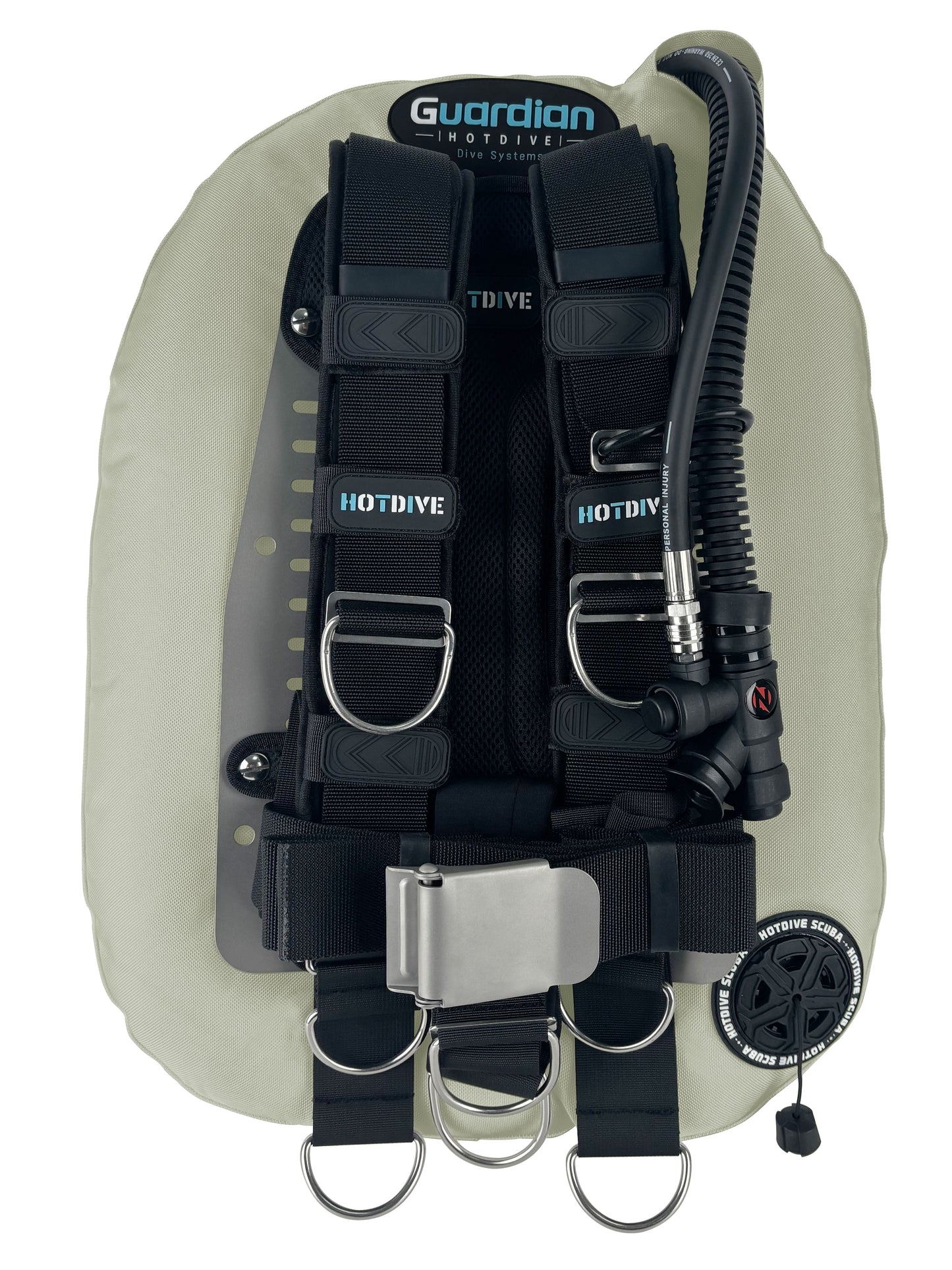 HOTDIVE TECH DIVING DONUT BCD WITH TITANIUM HARNESS 32LB - SINGLE TANK QUICK ADJUSTABLE DELUXE