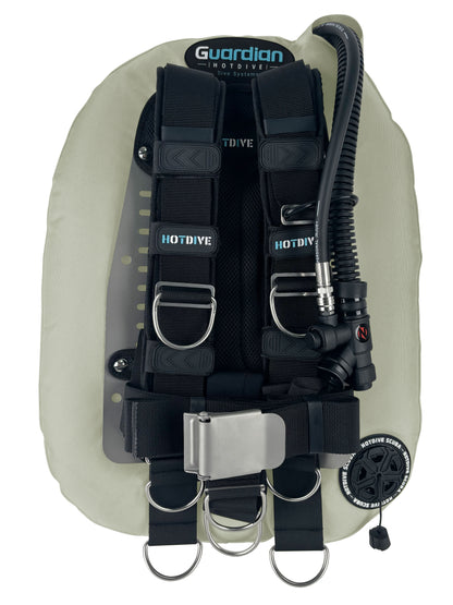 HOTDIVE TECH DIVING DONUT BCD WITH TITANIUM HARNESS 32LB - SINGLE TANK QUICK ADJUSTABLE DELUXE